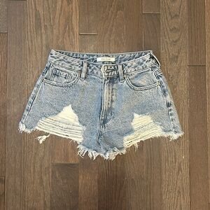 Pacsun high rise festival jean shorts